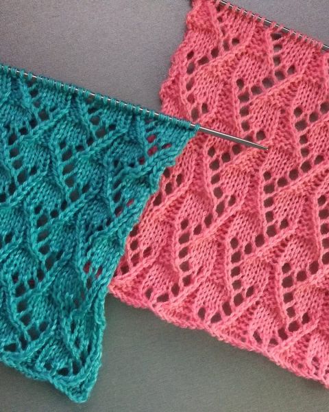 Lace Knit Stitch Pattern